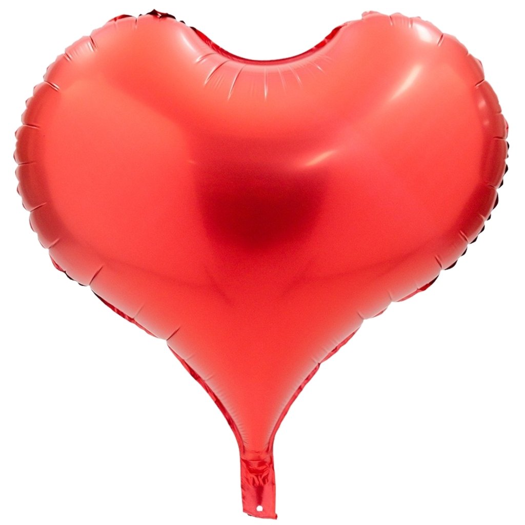 20-inch Large matte red Heart Foil Balloon