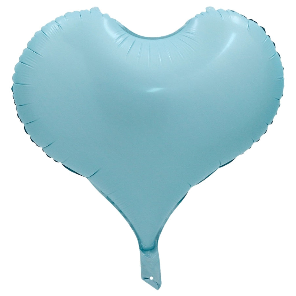 Colorful heart-shaped balloons on a white background