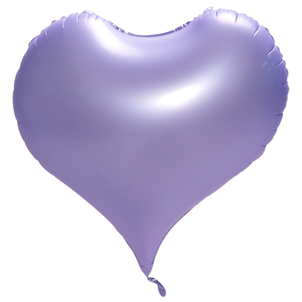 20-inch Large Pastel purple Heart Foil Balloon