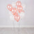 12-inch Pearl White & Rose Gold Latex Balloon Bouquet 20pk