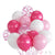 12-inch Hot Pink & White Latex Balloon Bouquet 20pk