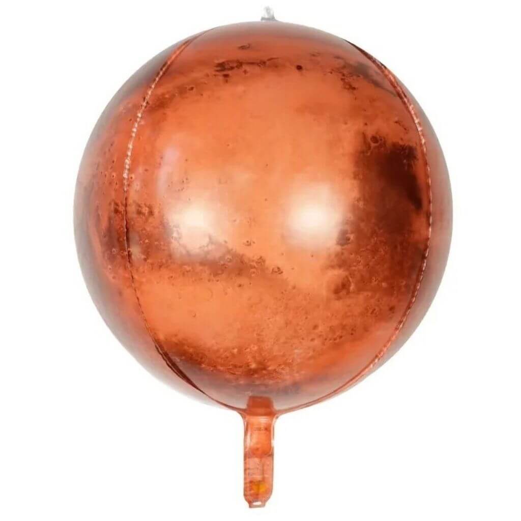 22-inch 3D Planet Mars Orbz Foil Balloon