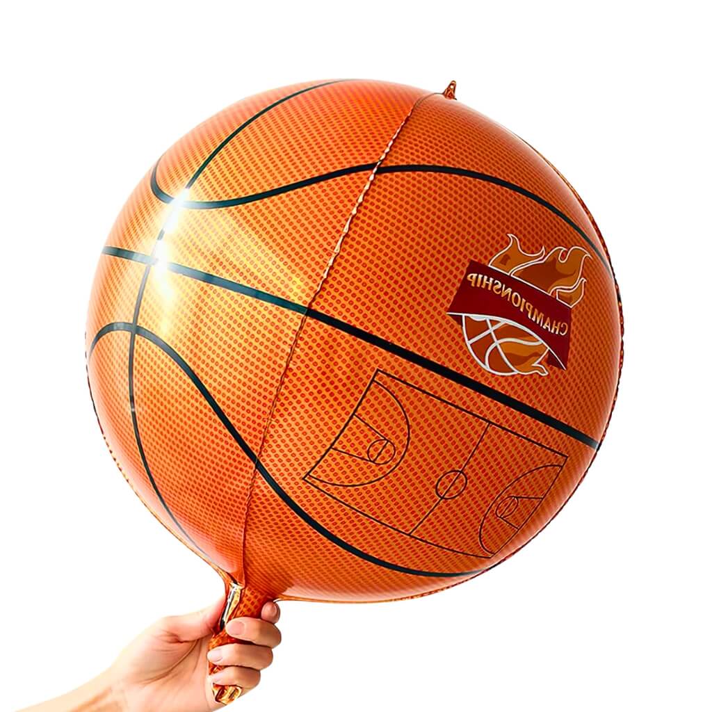 22-inch 3D Basketball ORBZ Foil Balloon