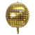 22-inch Metallic Gold Disco Ball ORBZ Foil Balloon