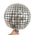 22" Jumbo ORBZ Sphere Silver Metallic Disco Ball Foil Balloon - Online Party Supplies