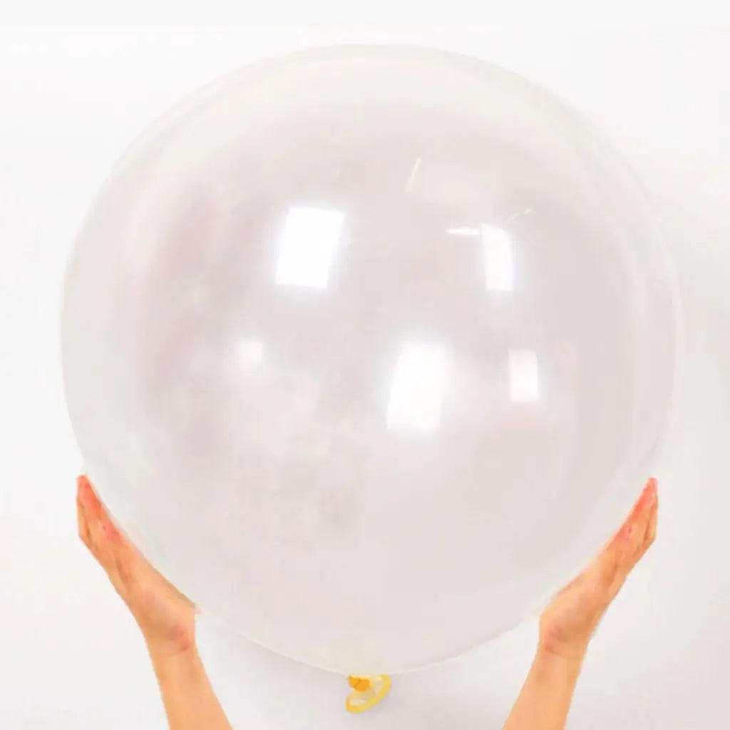 24-inch Jumbo Round Transparent Latex Balloon