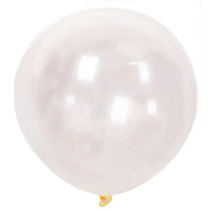 24-inch Jumbo Round Transparent Latex Balloon