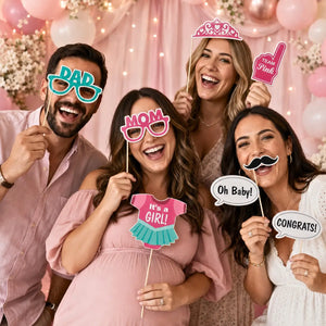 'It's A Girl' Baby Shower Photo Booth Props 25pk