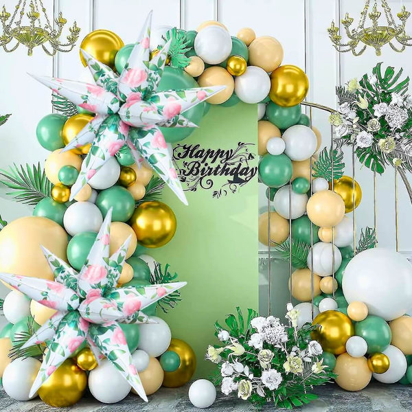 Jumbo 32-inch Rose Burst Star Foil Balloon