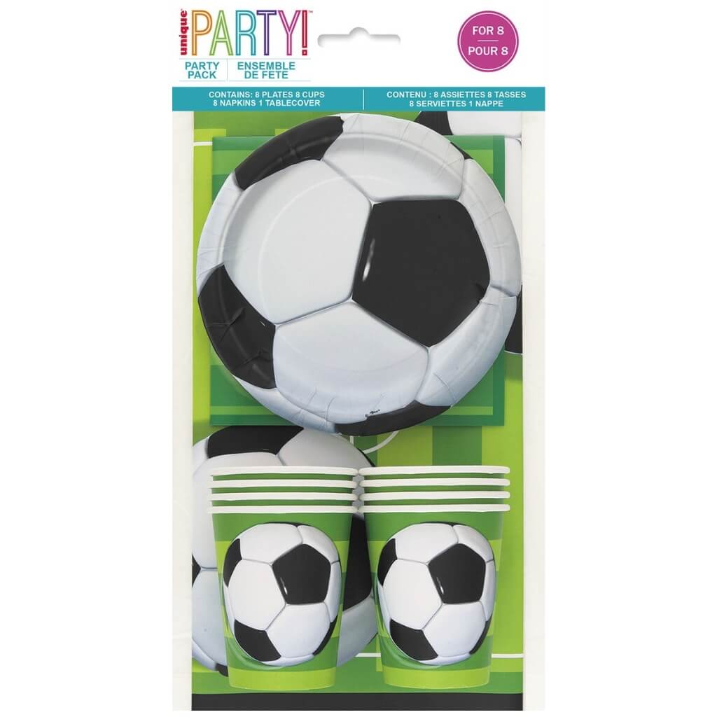 3D Soccer Party Bundle for 8 25pk