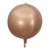 3D ORBZ Matte Chocolate Foil Balloon