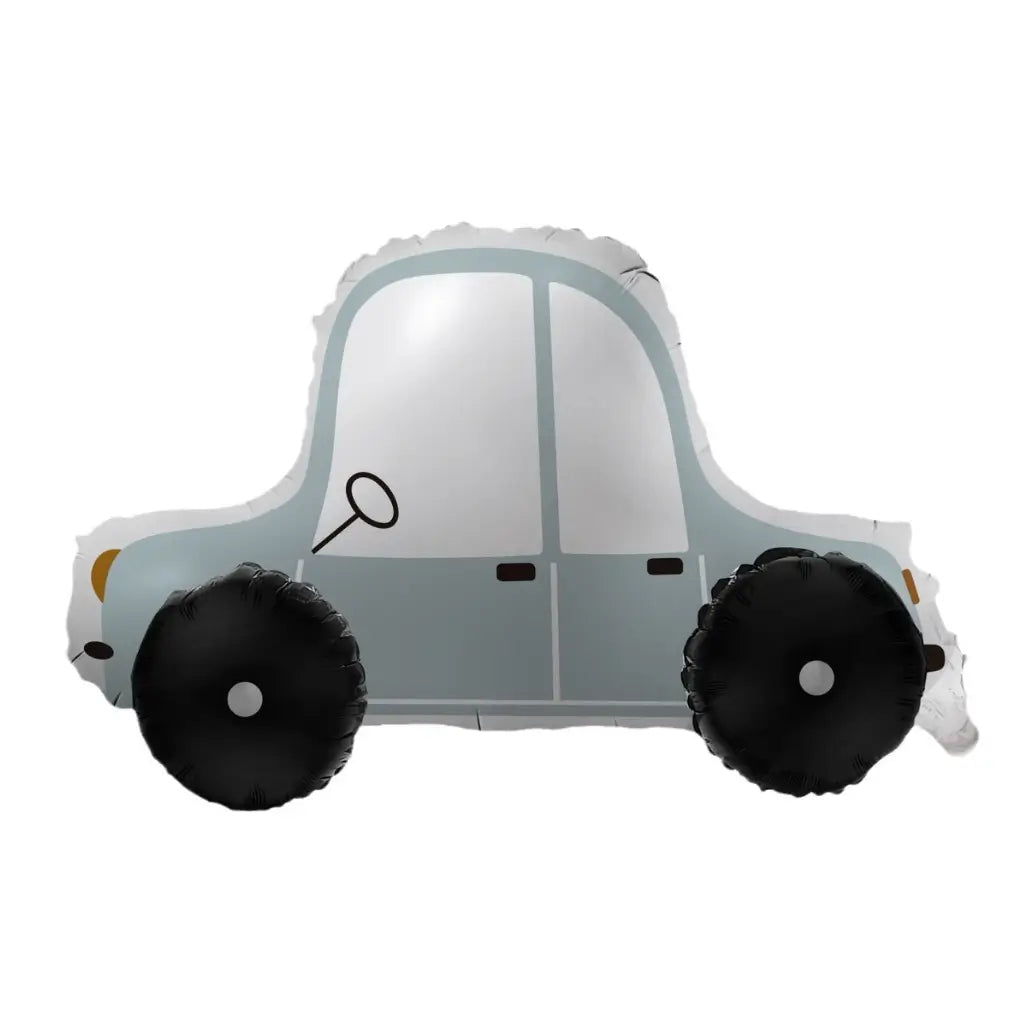 3D Standing Grey Vintage Car Foil Balloon