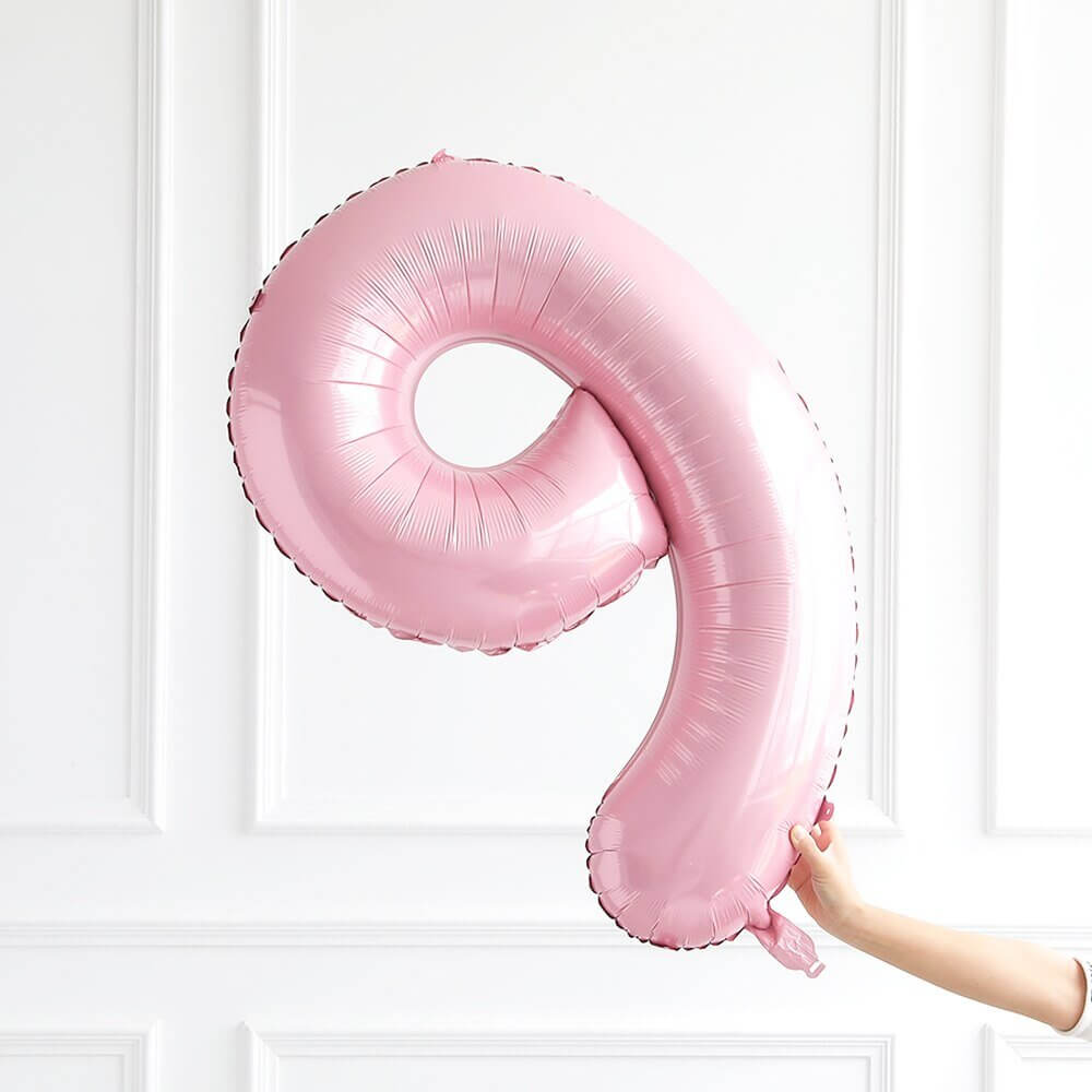 40-inch Jumbo Pastel Pink Number 8 Foil Balloon