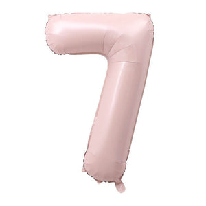 40-inch Jumbo Matte Pink Number 7 Foil Balloon