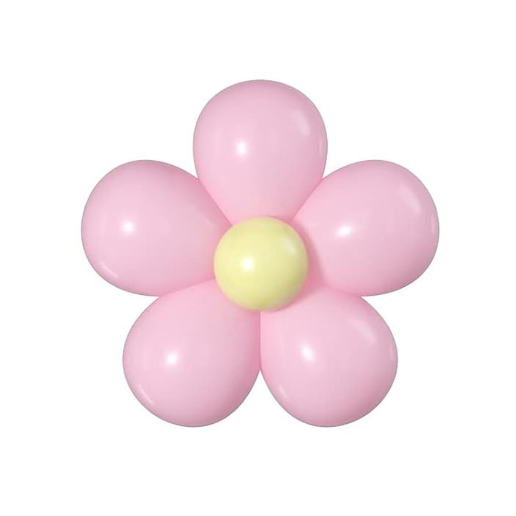 5-inch Retro Vintage Daisy Latex Balloon Kit lilac