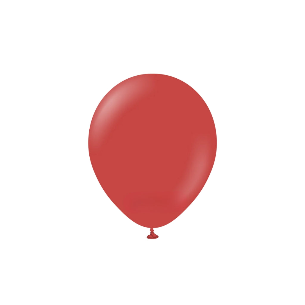 5-inch Mini Deep Red Latex Balloons 10pk