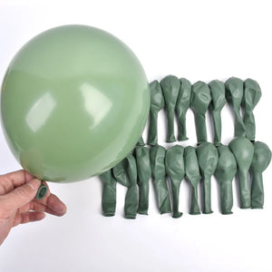 5inch Avocado Green Mini Latex Balloons 10 Pack