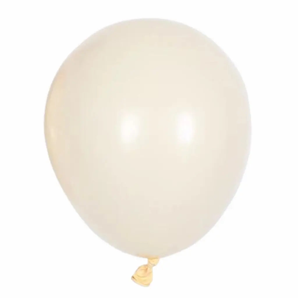 5-inch Mini Ivory Latex Balloons 10pk