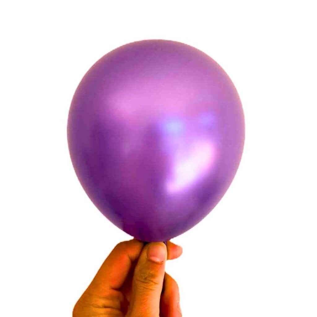 5-inch Pearl Purple Mini Latex Balloons 10pk