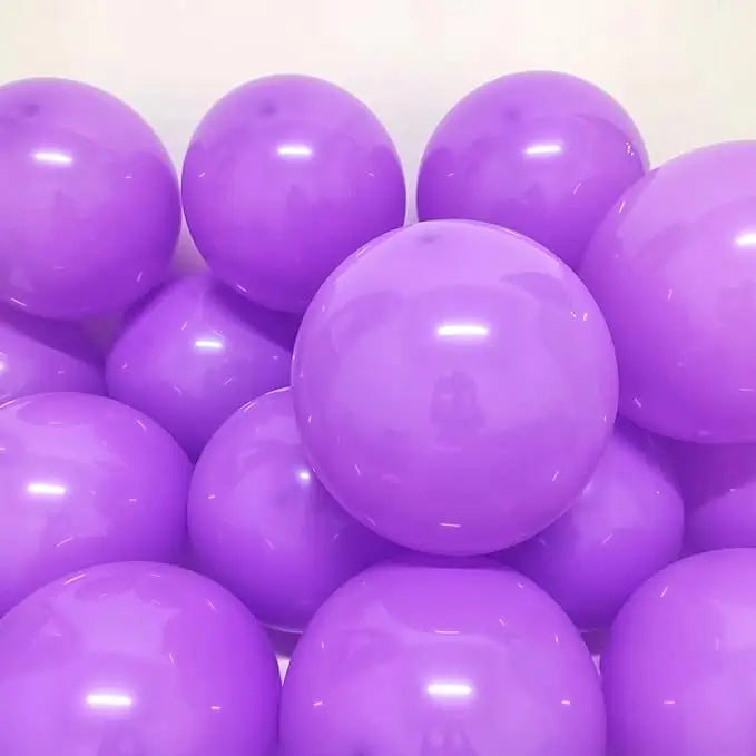 5-inch Mini Purple Latex Balloons 10pk