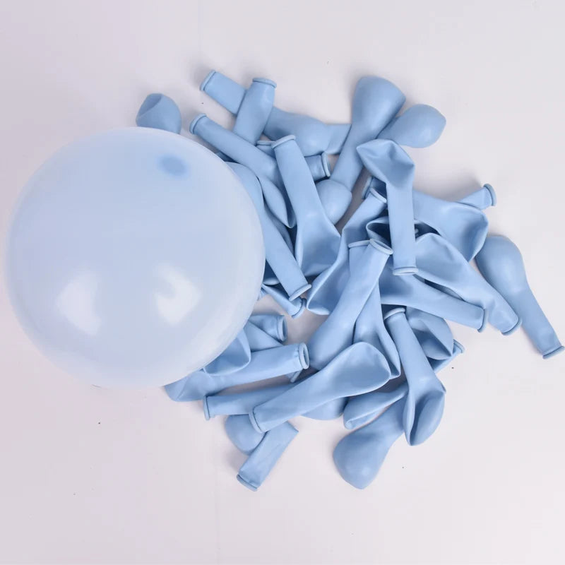 5" / 10" Pastel Baby Blue Macaron Latex Balloon (Pack of 10)