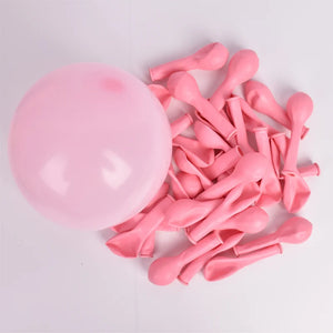 Pastel Soft Pink Macaron Latex Balloon 10 Pack
