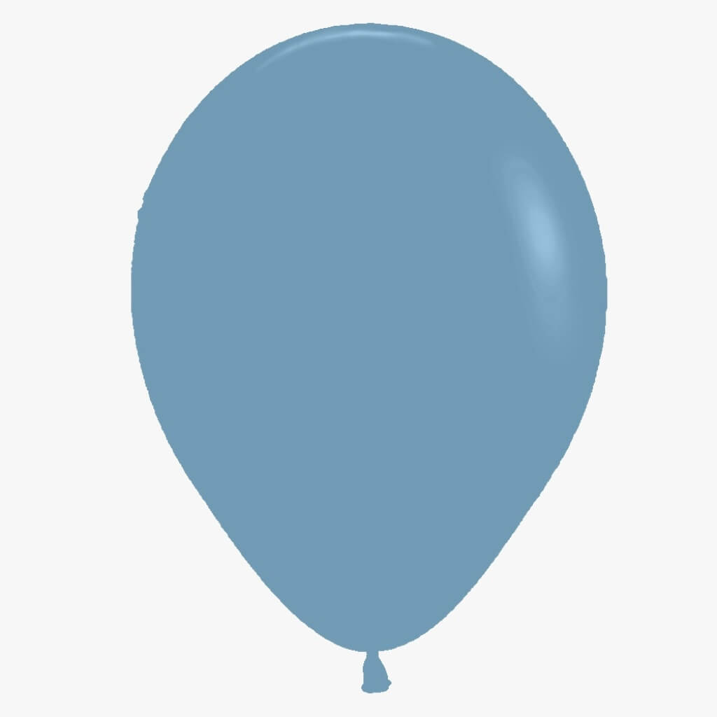 Pack of 10 Pastel Dusk blue Latex Balloons – 5-inch or 12-inch party decorations
