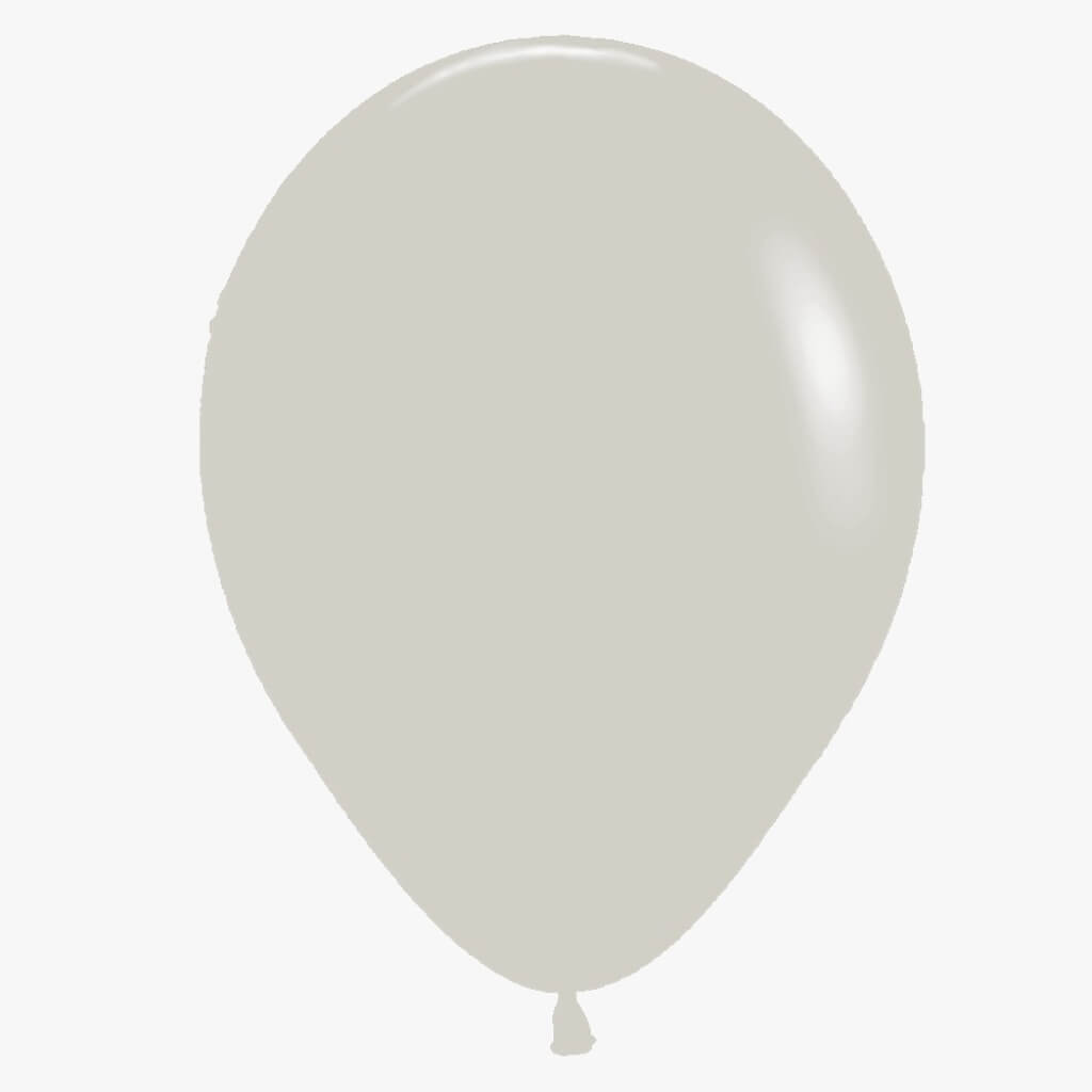 Pack of 10 Pastel Dusk white Latex Balloons – 5-inch or 12-inch party decorations
