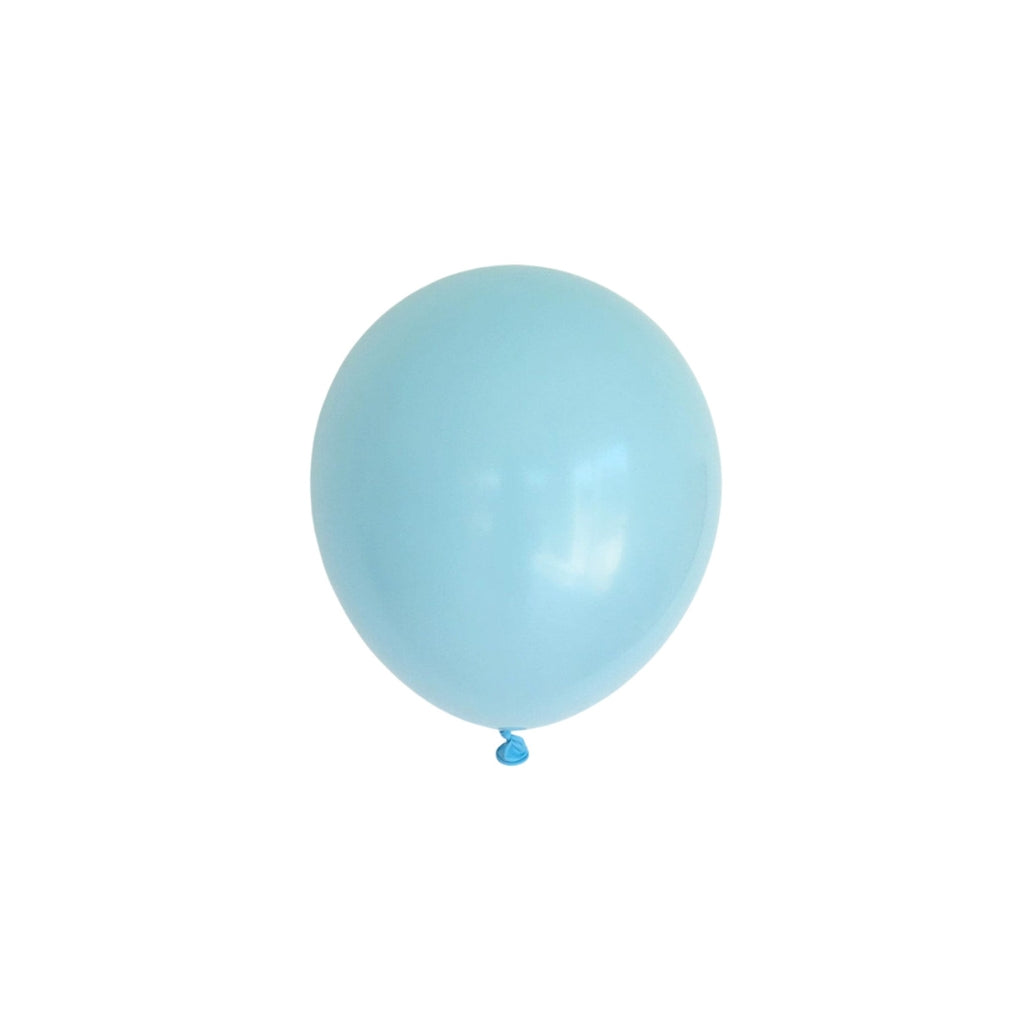 5-inch Mini Baby Blue Latex Balloons 10pk baby shower party decorations