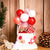 Mini Red & White Latex Balloon Garland Cake Topper Kit - Birthday, Wedding & Bridal Shower Cake Supplies and Decorations