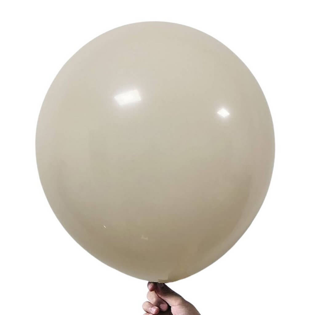 5inch Retro Mini White Sand Latex Balloons 10pk