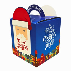 Dark Blue Santa in Night City Candy Boxes 5pk