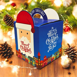 Dark Blue Santa in Night City Candy Boxes 5pk