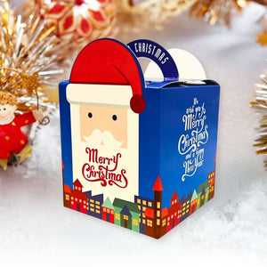 Dark Blue Santa in Night City Candy Boxes 5pk