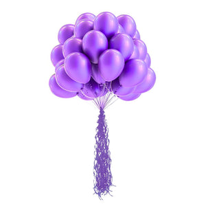 Eggplant Paper Swirl Balloon Tail