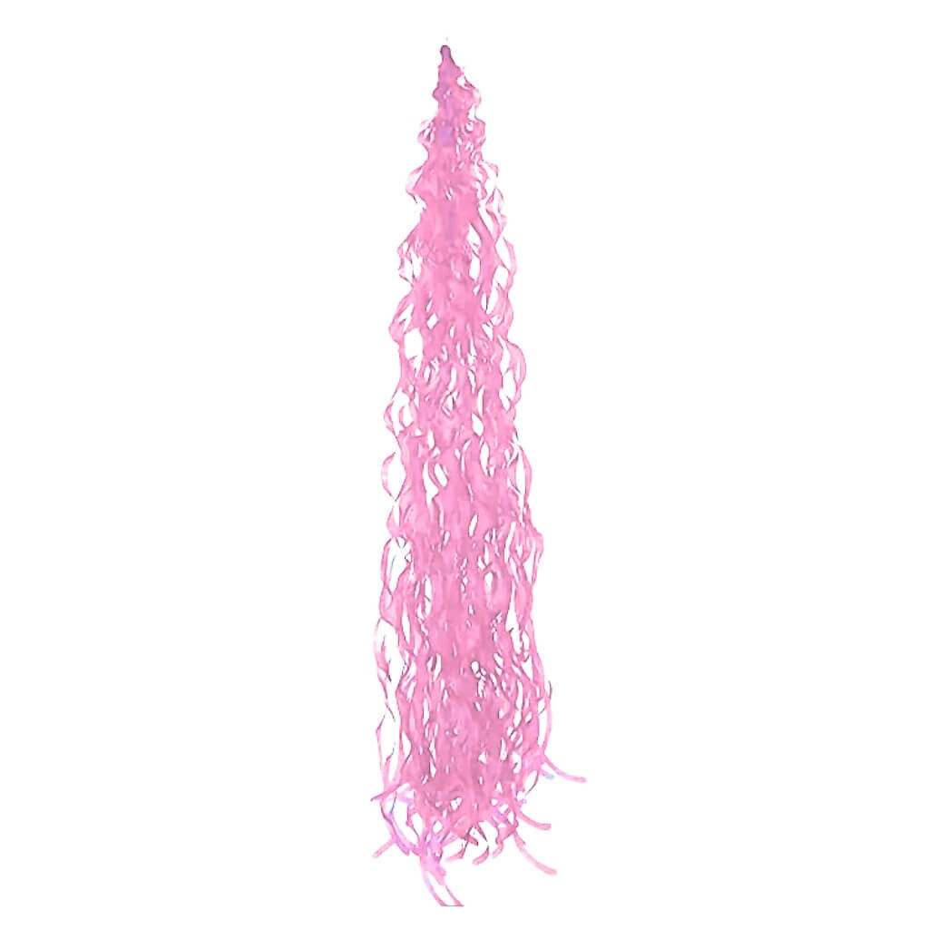 Pink Paper Spiral Swirl Balloon Tail