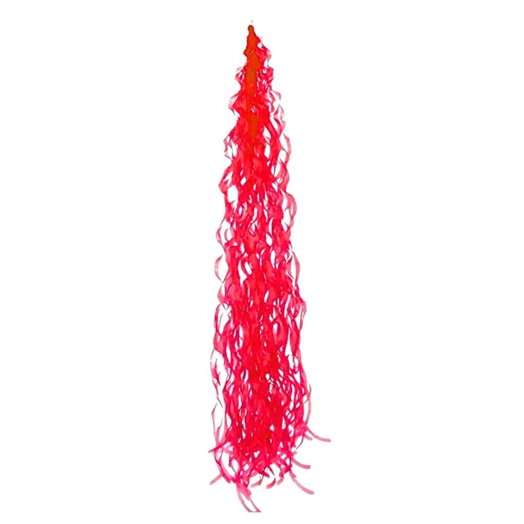 Red Paper Spiral Swirl Balloon Tail