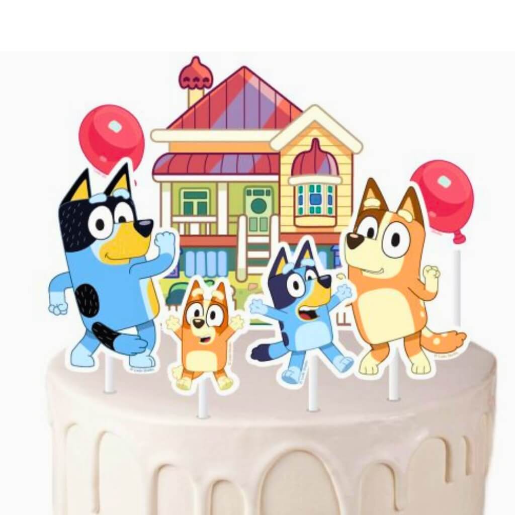 Bluey Cake Decorating Kit 7pk