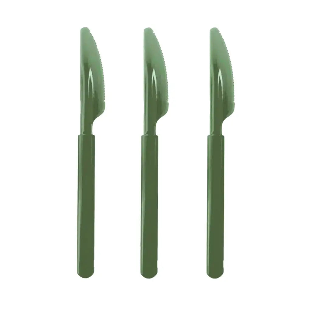 Ultra Heavy Duty Eucalytus Plastic Knives 20pk