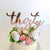 Acrylic Rose Gold 'thirty eight' Birthday Cake Topper