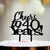 Acrylic Black 'Cheers to 40 Years!' Cake Topper