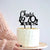 Acrylic Black 'Cheers to 70 Years!' Birthday Cake Topper