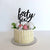 Acrylic Black 'forty six' Birthday Cake Topper