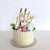 Acrylic Gold 'fifty four' Birthday Cake Topper
