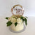Acrylic Rose Gold Geometric Circle Happy 52nd birthday Cake Topper