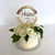 Acrylic Gold Geometric Circle Happy 74th birthday Cake Topper