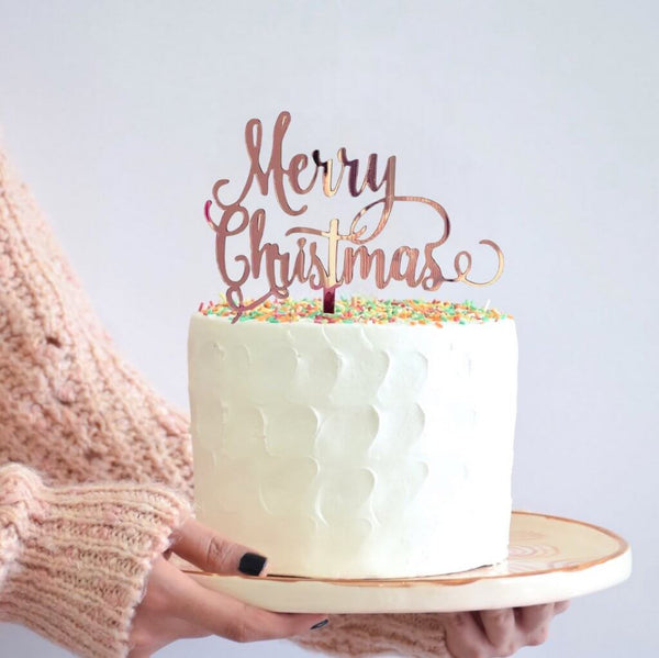 Christmas Cake Toppers to Celebrate the Season - DIY Candy