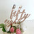 Acrylic Rose Gold 'fifty eight' Birthday Cake Topper