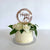 Acrylic Rose Gold 'Happy 47th' Geometric circle birthday Cake Topper