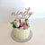 Acrylic Rose Gold Mirror 'ninety eight' Birthday Cake Topper